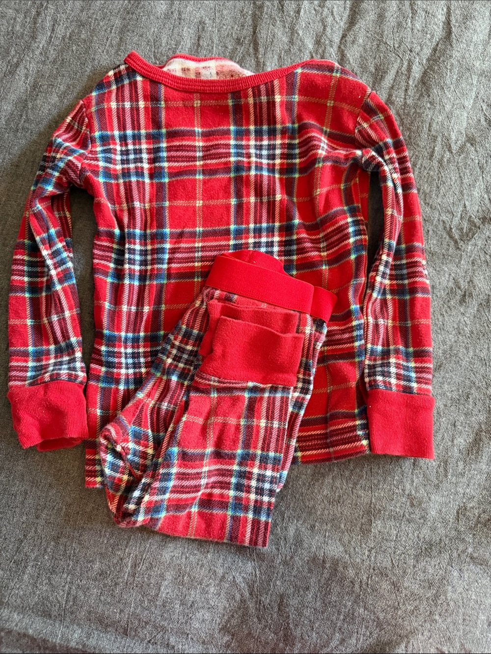 Target Red Plaid Kids Pajama Set